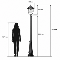 Парковый LED-фонарь Амели 1_13_890_3000