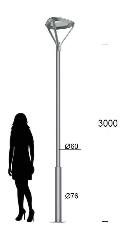 Городской LED-светильник Канделябр 135 1_135_87_3000