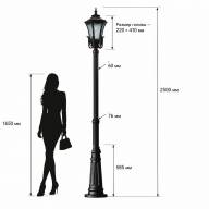 Светильник LED уличный Монмартр 1_77_89_2500 - Светильник LED уличный Монмартр 1_77_89_2500