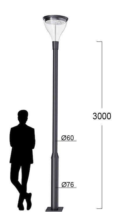 Уличный LED-светильник Канделябр 118 1_118A_87_3000