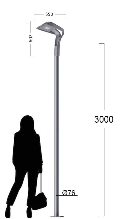 Уличный LED-светильник для парков Канделябр 140s 1_140s_48_3000