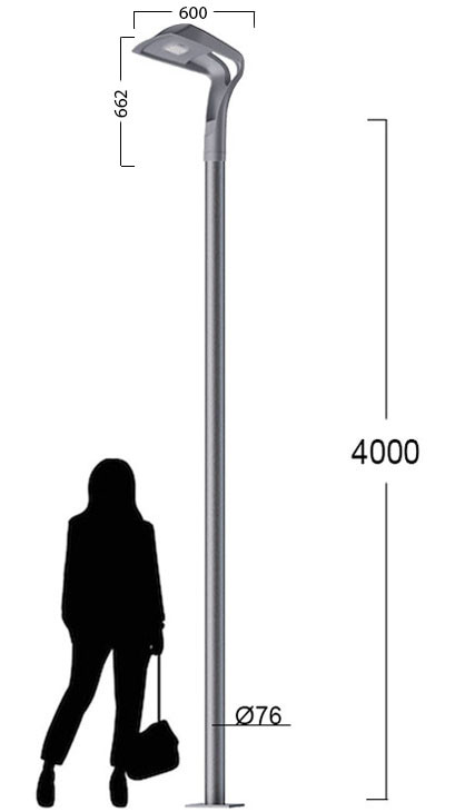 Светодиодный фонарь для бульваров Канделябр 140b 1_140b_48_4000