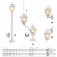 Уличный фонарь Arte Lamp Bremen WH (белый) - Уличный фонарь Arte Lamp Bremen WH (белый)