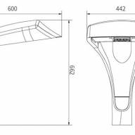 Светодиодный парковый светильник 140b 1_140b_87_3000 - Светодиодный парковый светильник 140b 1_140b_87_3000
