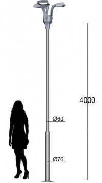 LED-фонарь для городских площадей Канделябр 141 1_141_87_4000
