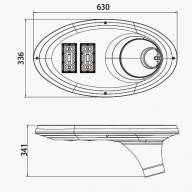Фонарь уличный мощный Канделябр 105pw 1pw_105_48_3000 - Фонарь уличный мощный Канделябр 105pw 1pw_105_48_3000