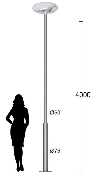 Городской парковый LED-фонарь Канделябр 153 1_153_87_4000