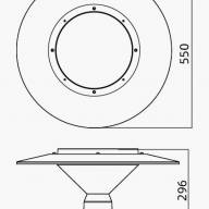 Ландшафтный уличный фонарь Канделябр 128А 1_128A_87_3000 - Ландшафтный уличный фонарь Канделябр 128А 1_128A_87_3000